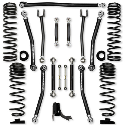 3.0 Inch X-Factor No Limits Mid-Arm System for Jeep Gladiator JT Rubicon Diesel Models Rock Krawler-2