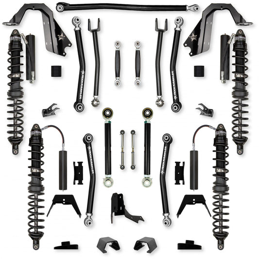 3.0 Inch X-Factor Coilover No Limits Mid-Arm System for Jeep Gladiator JT Diesel Models Trail Runner System Stage 1 Rock Krawler