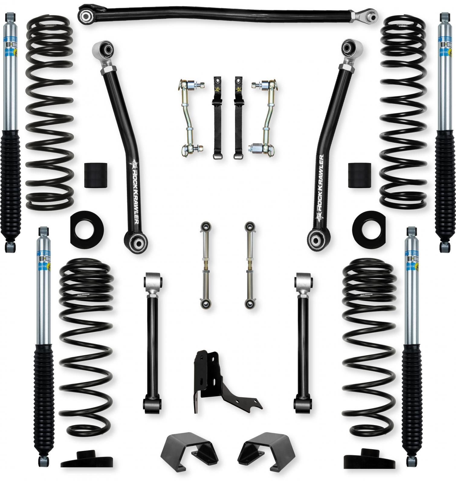 3.0 Inch Overland Mid-Arm Suspension System for Jeep Gladiator JT Diesel Models Rock Krawler