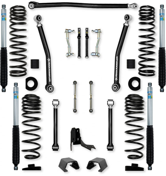 3.0 Inch Overland Mid-Arm Suspension System for Jeep Gladiator JT Diesel Models Rock Krawler