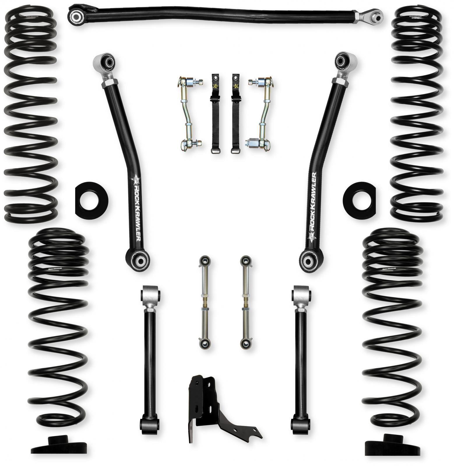 3.0 Inch Overland Mid-Arm Suspension System for Jeep Gladiator JT Gas Models Rock Krawler-1