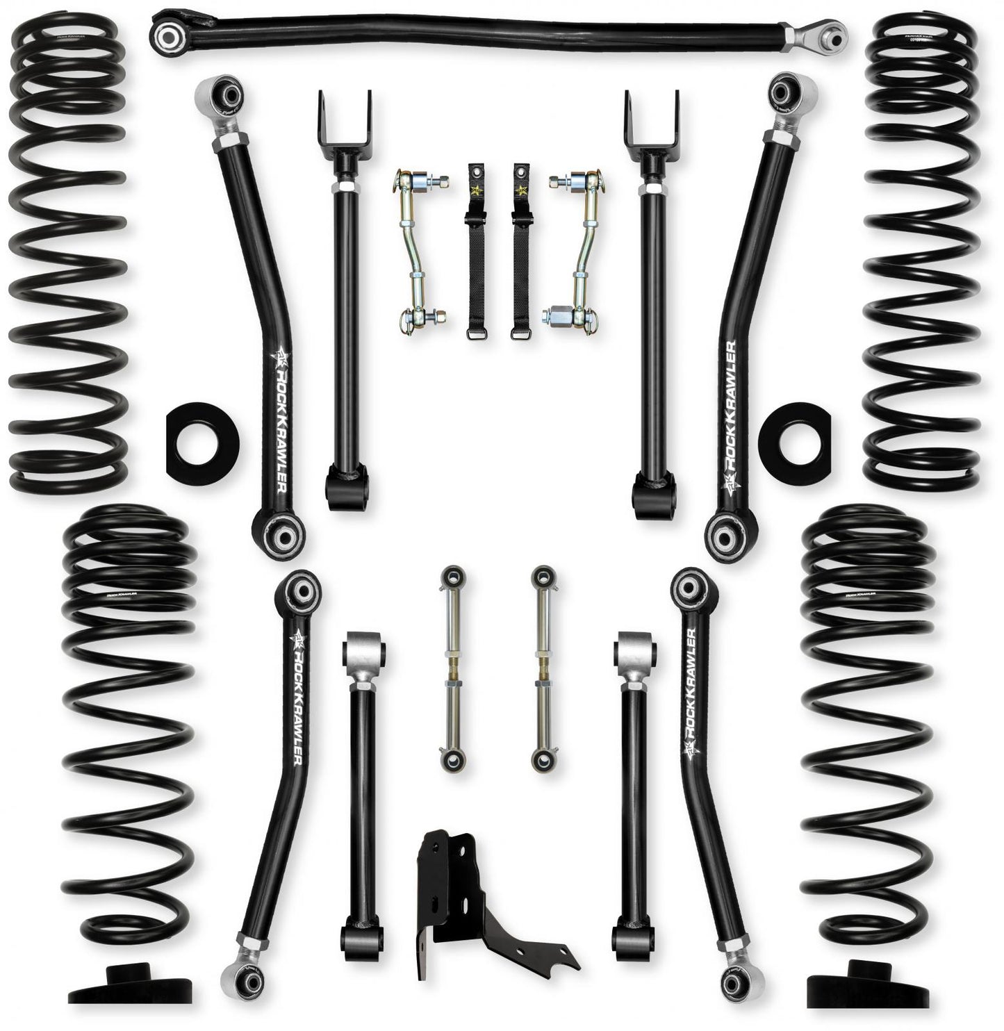 3.0 Inch Overland X Mid-Arm Suspension System for Jeep Gladiator JT Diesel Models Rock Krawler-1