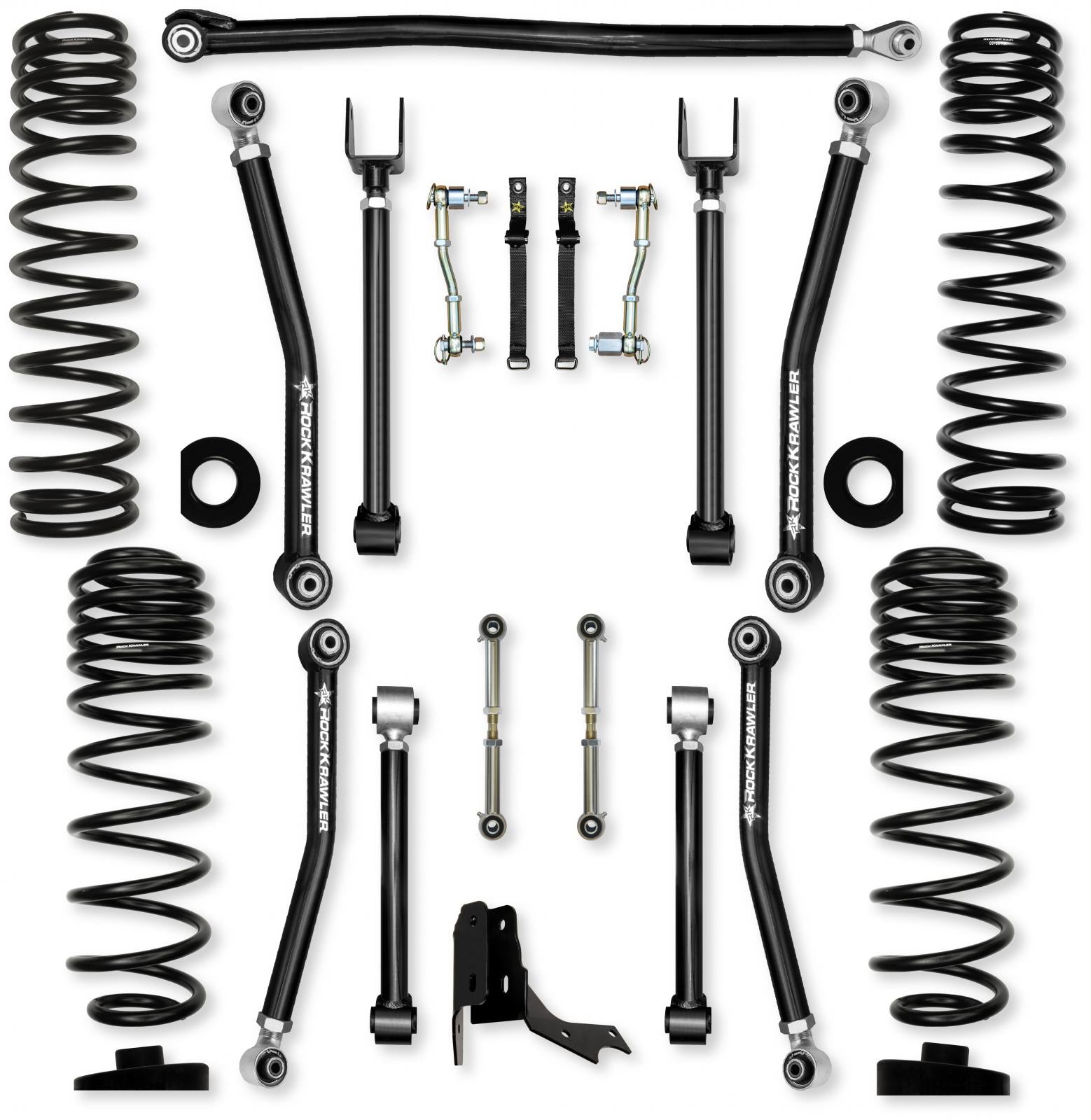 3.0 Inch Overland X Mid-Arm Suspension System for Jeep Gladiator JT Gas Models Rock Krawler-1