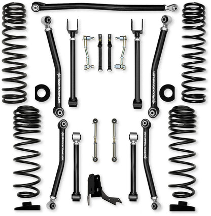 3.0 Inch Overland X Mid-Arm Suspension System for Jeep Gladiator JT Gas Models Rock Krawler-1