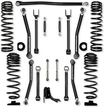 3.0 Inch Overland X No Limits Mid-Arm Suspension System for Jeep Gladiator JT Gas Models Rock Krawler-1