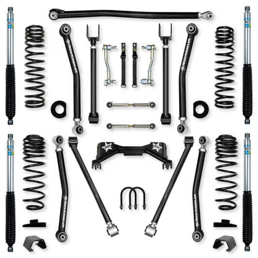 3.0 Inch Overland X Pro Mid-Arm Suspension System for Jeep Gladiator JT Gas Models Rock Krawler