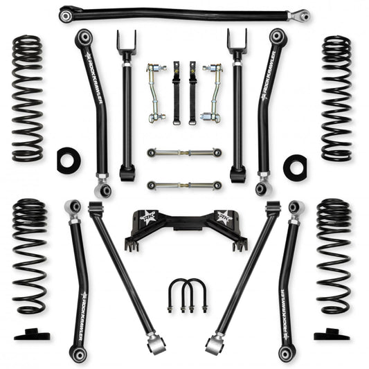 3.0 Inch Overland X Pro Mid-Arm Suspension System for Jeep Gladiator JT Gas Models Rock Krawler-1
