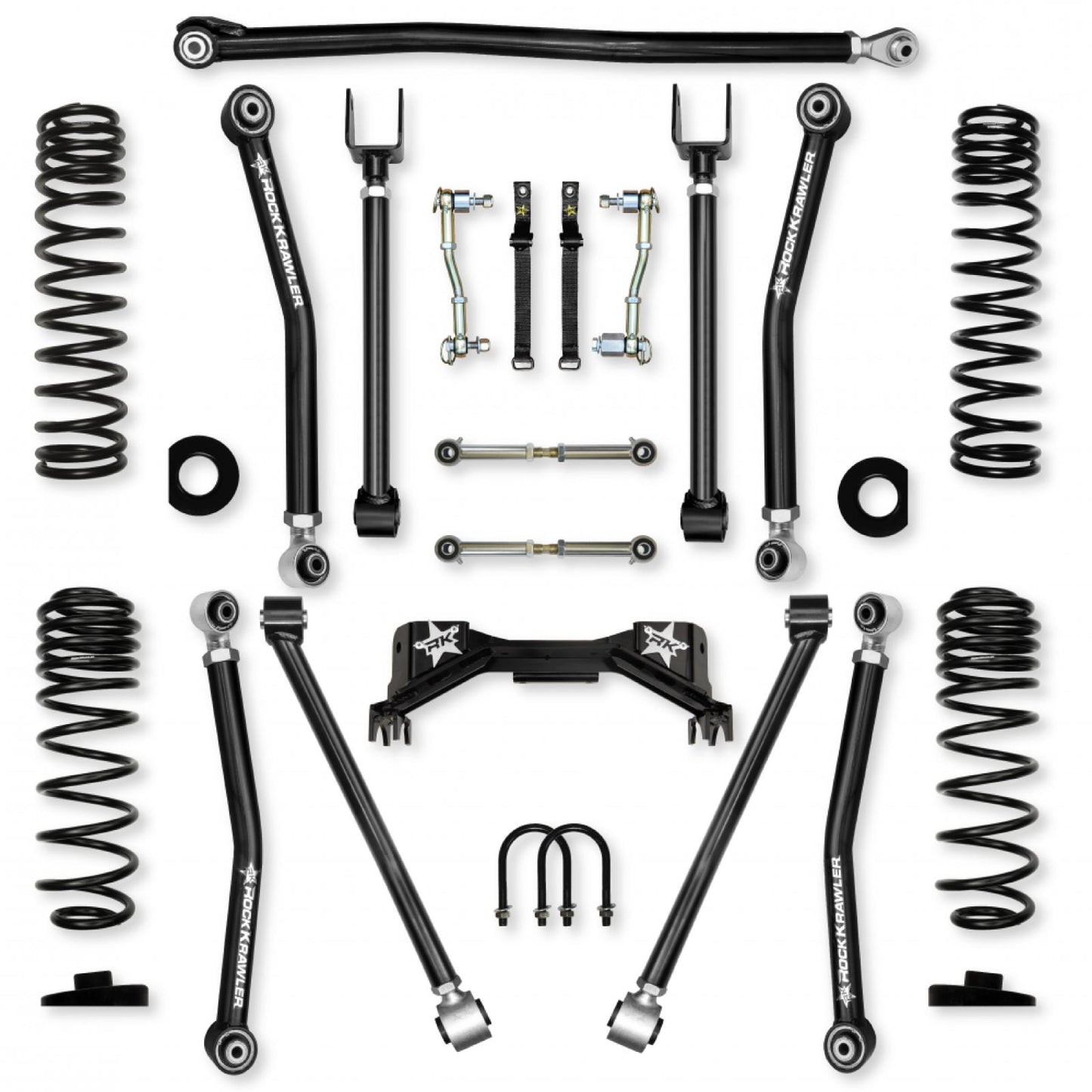 3.0 Inch Overland X Pro Mid-Arm Suspension System for Jeep Gladiator JT Gas Models Rock Krawler-1