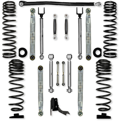 3.0 Inch X-Factor Pro Elite No Limits Mid-Arm Suspension System for Jeep Gladiator JT Rubicon Diesel Models Rock Krawler-2
