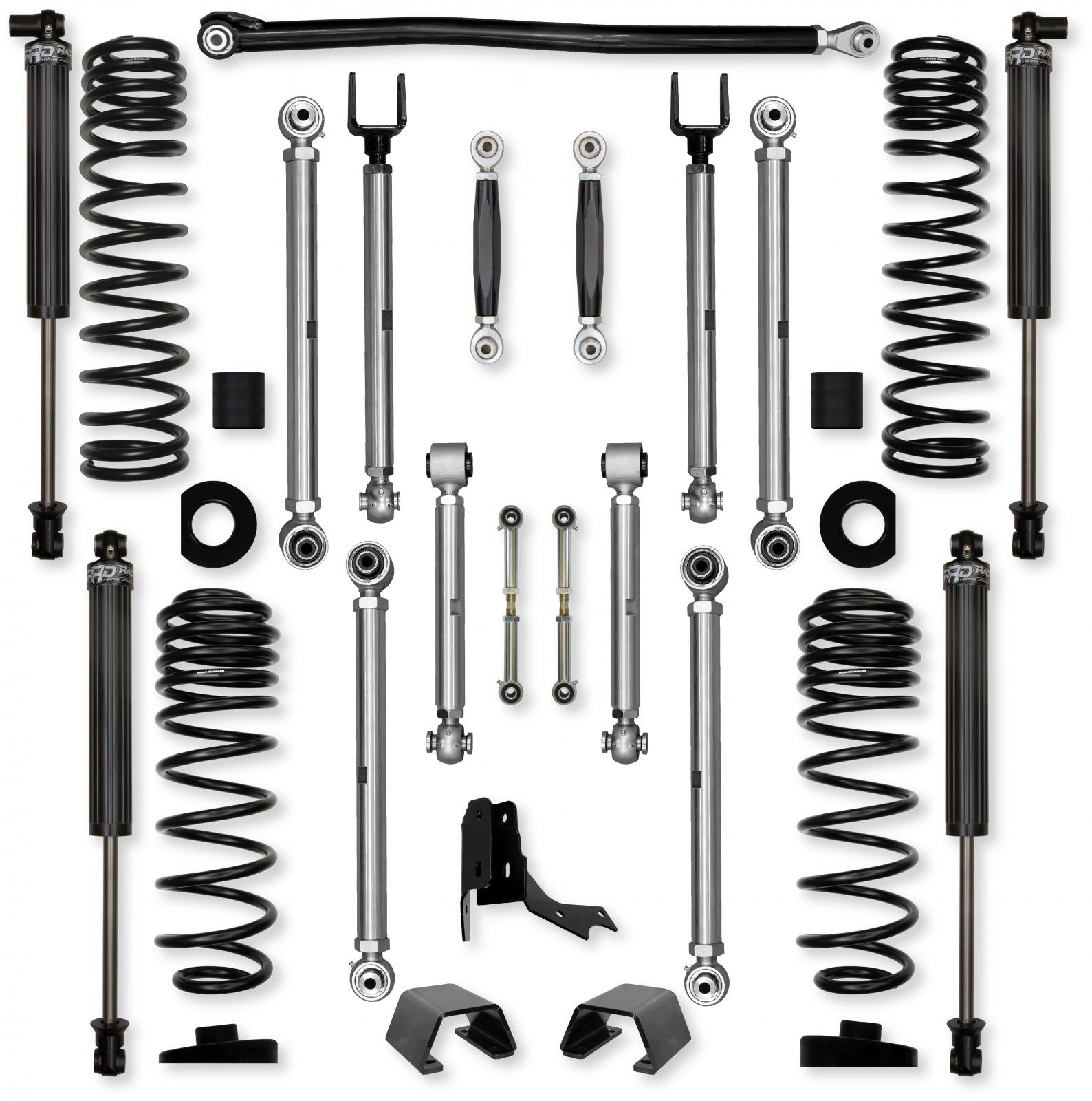 3.0 Inch X-Factor PRO No Limits Mid-Arm Suspension System for Jeep Gladiator JT Rubicon Diesel Models With IFP Shocks Rock Krawler