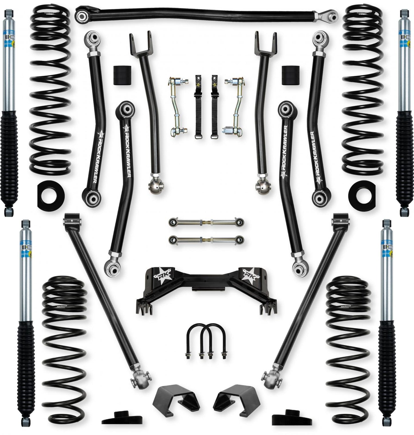 3.0 Inch Pro X Mid-Arm System for Jeep Gladiator JT Gas Models Rock Krawler-1