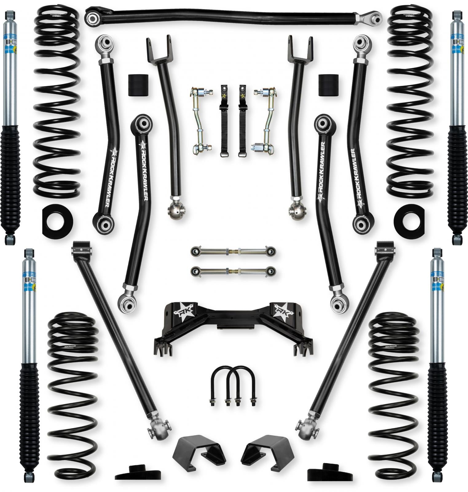 3.0 Inch Pro X Mid-Arm System for Jeep Gladiator JT Gas Models Rock Krawler-1