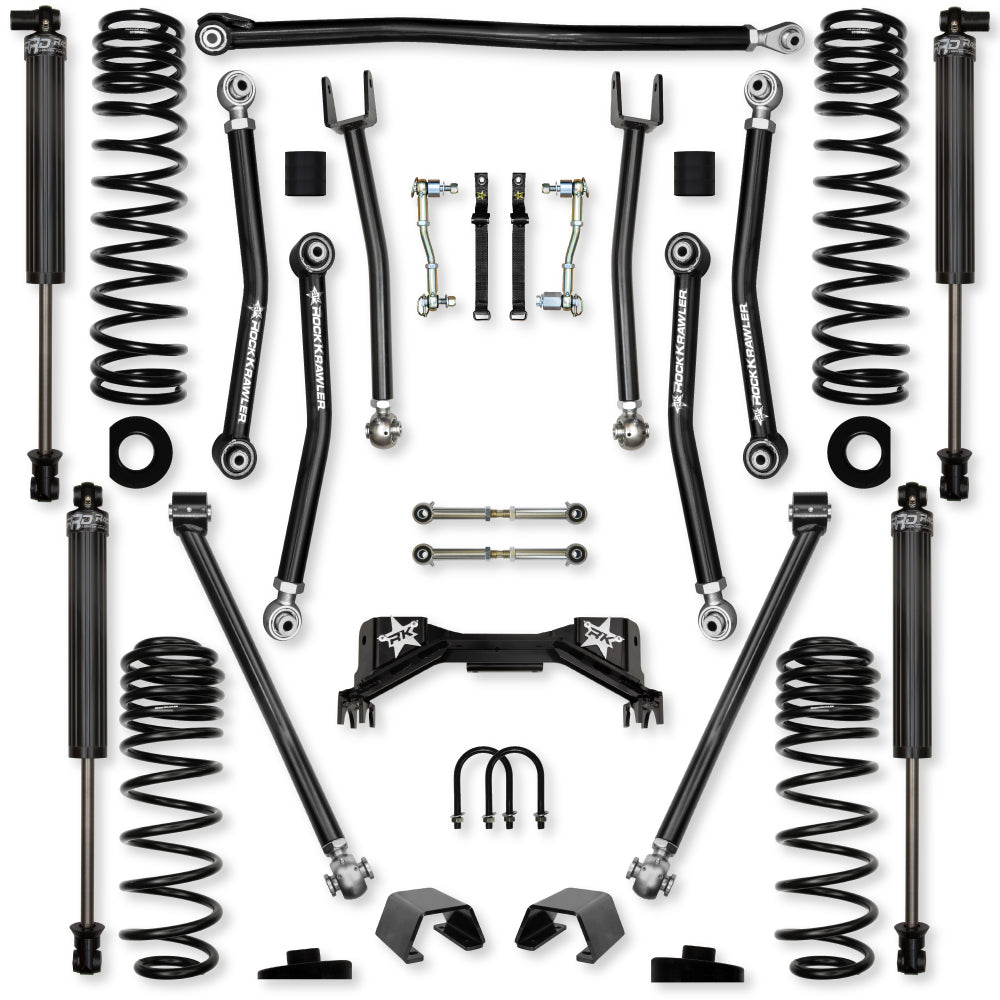 3.0 Inch Pro X Mid-Arm System for Jeep Gladiator JT Gas Models Rock Krawler