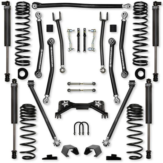 3.0 Inch Pro X Mid-Arm System for Jeep Gladiator JT Gas Models Rock Krawler