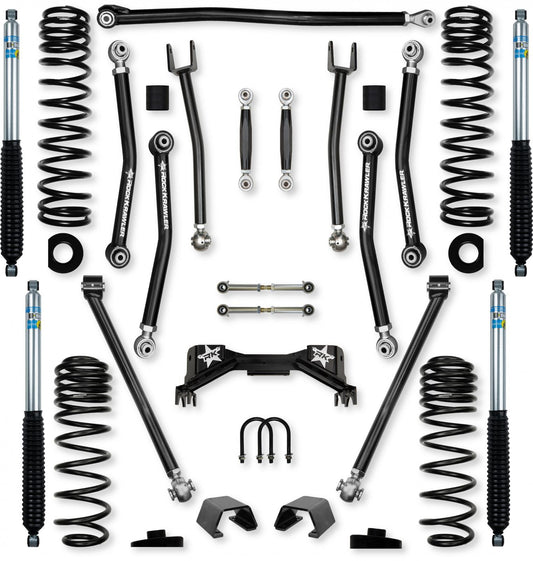3.0 Inch Pro X No Limits Mid-Arm Suspension System for Jeep Gladiator JT Gas Models Rock Krawler-1