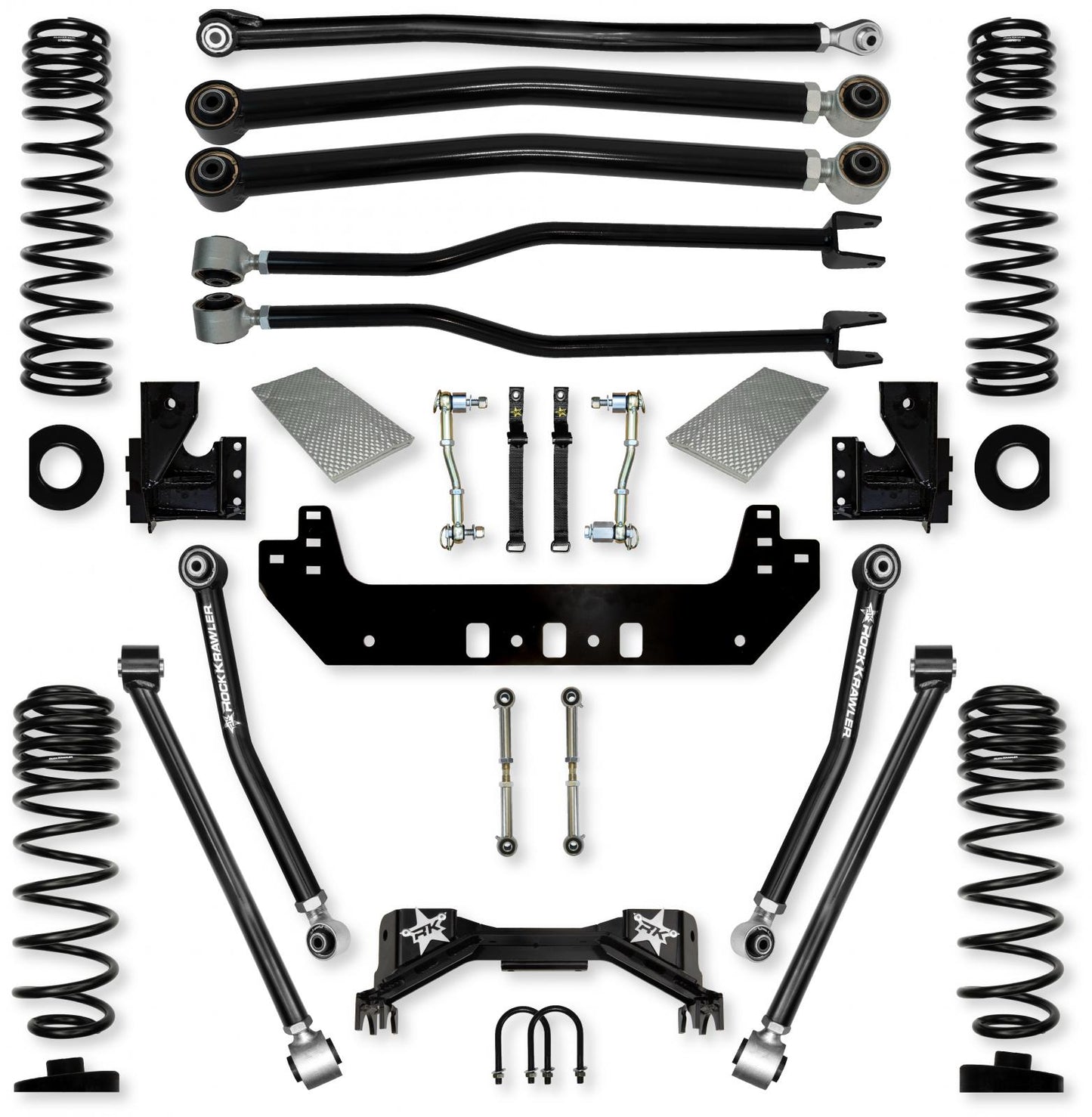 3.0 Inch Silverback Long-Arm Suspension System for Jeep Gladiator JT Gas Models Rock Krawler-2