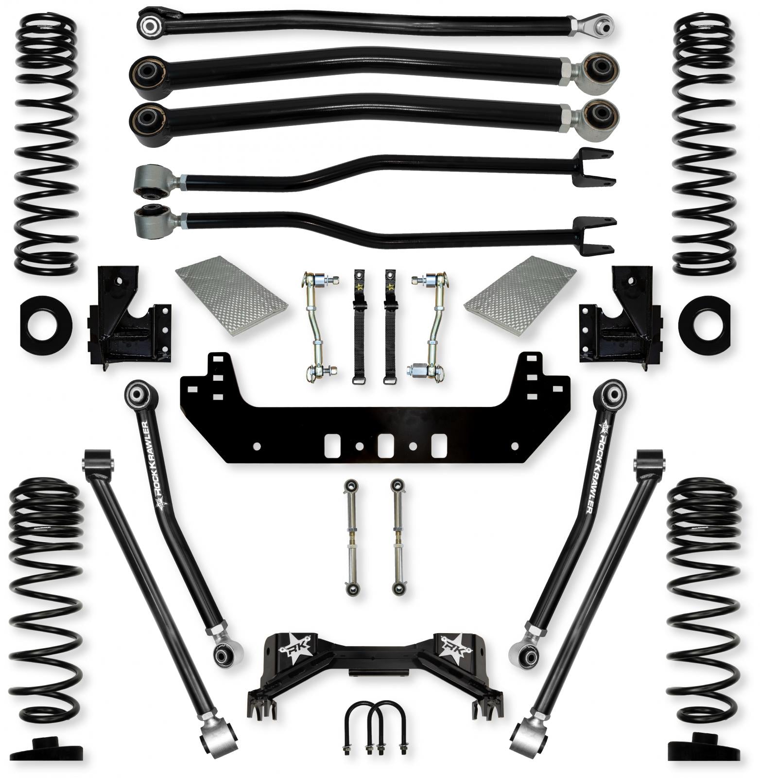3.0 Inch Silverback Long-Arm Suspension System for Jeep Gladiator JT Gas Models Rock Krawler-2