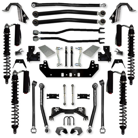 3.0 Inch Silverback Coilover Long-Arm Suspension System for Jeep Gladiator JT Gas Models Trail Runner System Stage 2 Rock Krawler