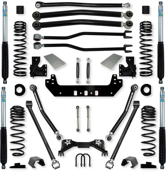 3.0 Inch Silverback No Limits Long-Arm Suspension System for Jeep Gladiator Gas Models Rock Krawler-1