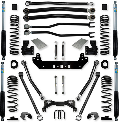 3.0 Inch Silverback No Limits Long-Arm Suspension System for Jeep Gladiator Gas Models Rock Krawler-1