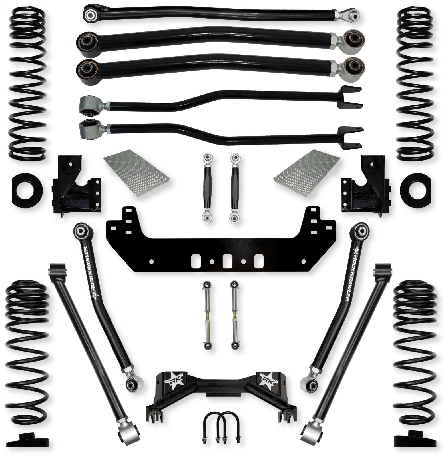 3.0 Inch Silverback No Limits Long-Arm Suspension System for Jeep Gladiator Gas Models Rock Krawler-2