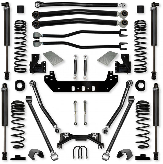 3.0 Inch Silverback No Limits Long-Arm Suspension System for Jeep Gladiator Gas Models Rock Krawler