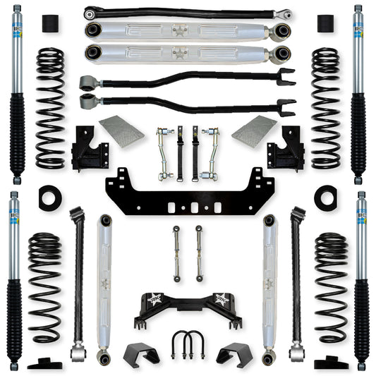 3.0 Inch Silverback Pro Elite Long-Arm Suspension System for Jeep Gladiator Gas Models Rock Krawler-1