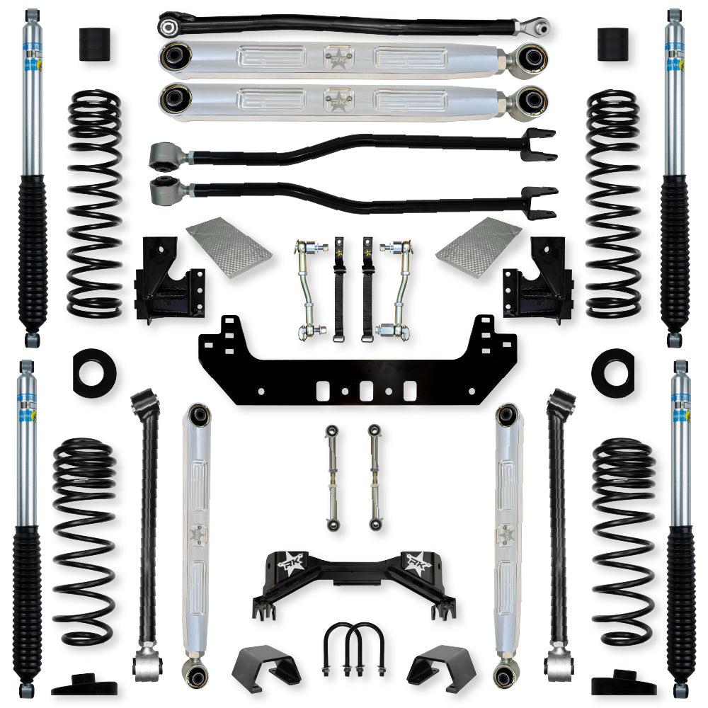 3.0 Inch Silverback Pro Elite Long-Arm Suspension System for Jeep Gladiator Gas Models Rock Krawler-1