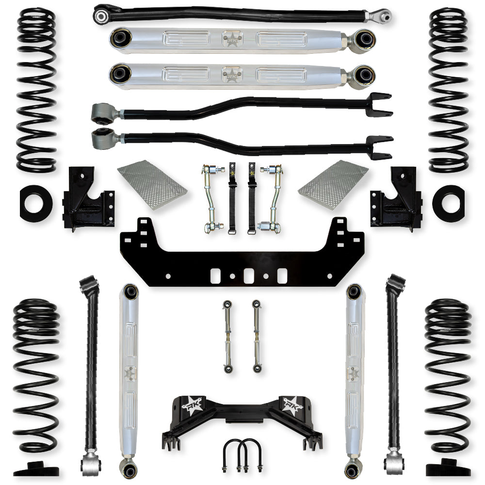 3.0 Inch Silverback Pro Elite Long-Arm Suspension System for Jeep Gladiator Gas Models Rock Krawler-2