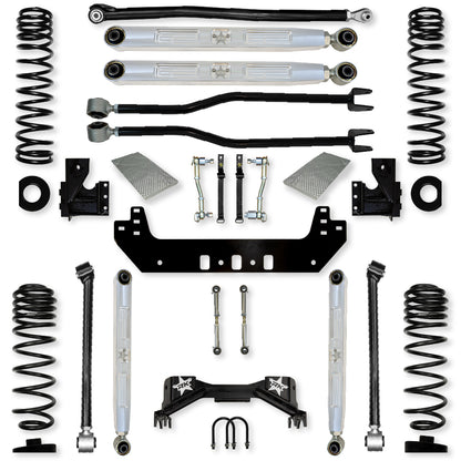 3.0 Inch Silverback Pro Elite Long-Arm Suspension System for Jeep Gladiator Gas Models Rock Krawler-2