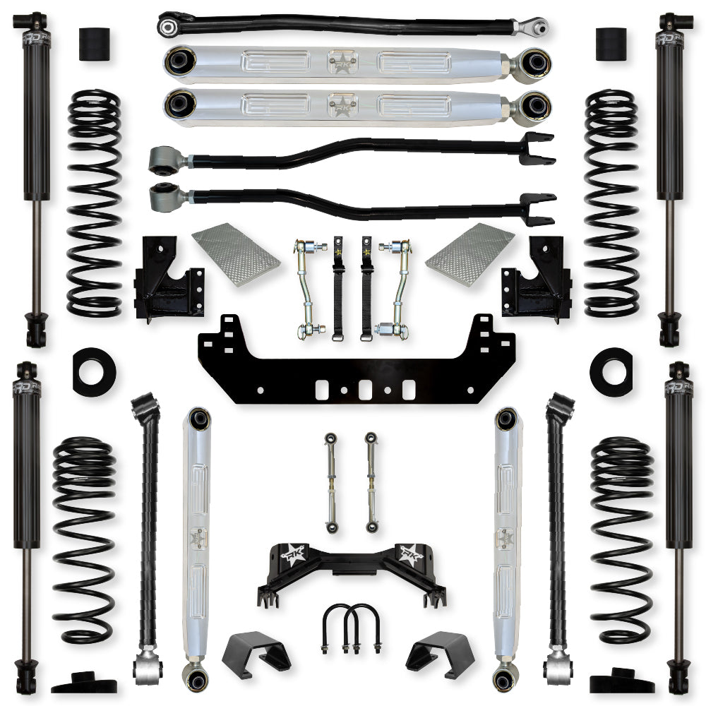 3.0 Inch Silverback Pro Elite Long-Arm Suspension System for Jeep Gladiator Gas Models Rock Krawler