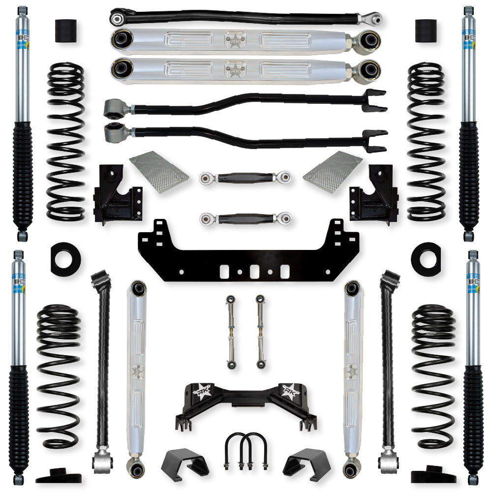 3.0 Inch Silverback Pro Elite No Limits Long-Arm Suspension System for Jeep Gladiator Gas Models Rock Krawler-1