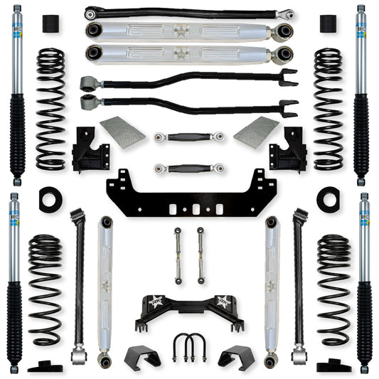 3.0 Inch Silverback Pro Elite No Limits Long-Arm Suspension System for Jeep Gladiator Gas Models Rock Krawler-1