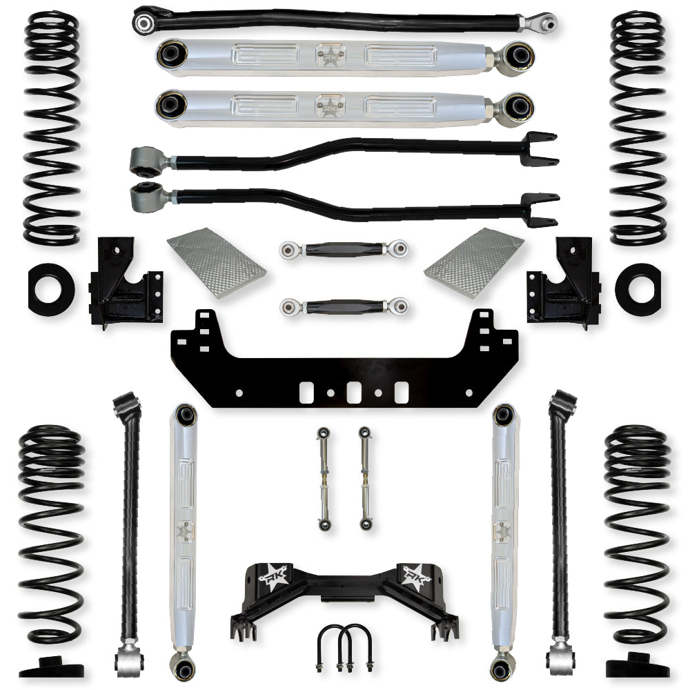 3.0 Inch Silverback Pro Elite No Limits Long-Arm Suspension System for Jeep Gladiator Gas Models Rock Krawler-2