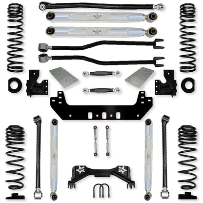 3.0 Inch Silverback Pro Elite No Limits Long-Arm Suspension System for Jeep Gladiator Gas Models Rock Krawler-2