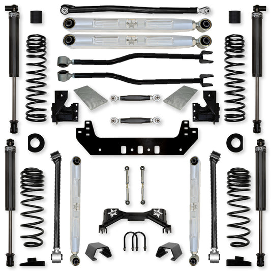 3.0 Inch Silverback Pro Elite No Limits Long-Arm Suspension System for Jeep Gladiator Gas Models Rock Krawler