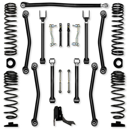 3.0 Inch Ultimate Adventure Mid-Arm Suspension System for Jeep Gladiator JT Diesel Models Rock Krawler-2