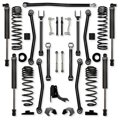 3.0 Inch Ultimate Adventure Mid-Arm Suspension System for Jeep Gladiator JT Diesel Models Rock Krawler