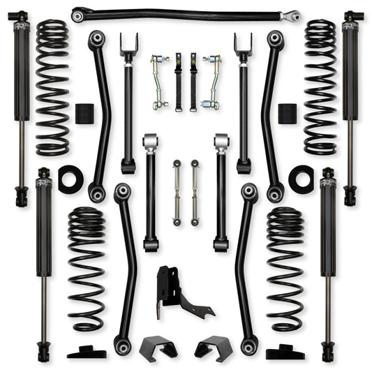 3.0 Inch Ultimate Adventure Mid-Arm Suspension System for Jeep Gladiator JT Diesel Models Rock Krawler