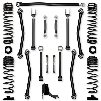 3.0 Inch Ultimate Adventure No Limits Mid-Arm Suspension System for Jeep Gladiator JT Gas Models Rock Krawler-2