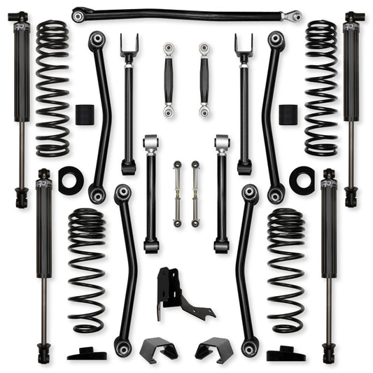 3.0 Inch Ultimate Adventure No Limits Mid-Arm Suspension System for Jeep Gladiator JT Gas Models Rock Krawler