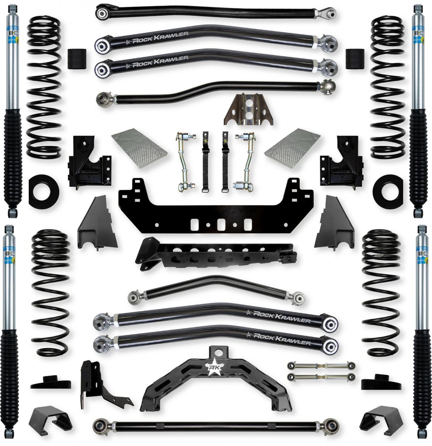 3.0 Inch X-Factor X2 Long-Arm Suspension System for Jeep Gladiator JT Gas Models Rock Krawler-1