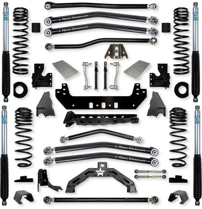 3.0 Inch X-Factor X2 Long-Arm Suspension System for Jeep Gladiator JT Gas Models Rock Krawler-1