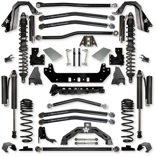 3.0 Inch X-Factor X2 Coilover Long-Arm Suspension System for Jeep Gladiator JT Diesel Models Comp Stage 1 Rock Krawler