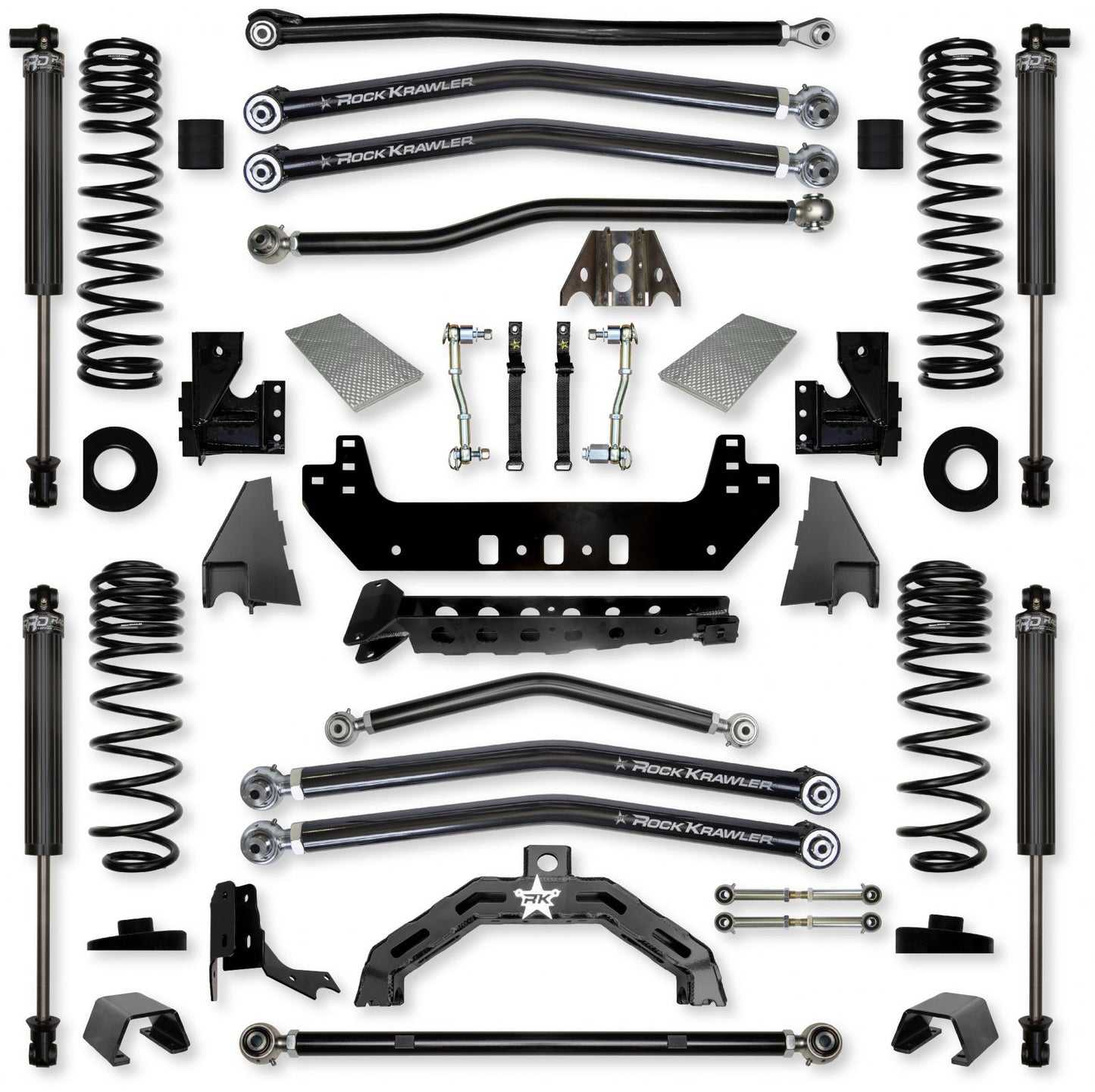 3.0 Inch X-Factor X2 Long-Arm Suspension System for Jeep Gladiator JT Gas Models Rock Krawler