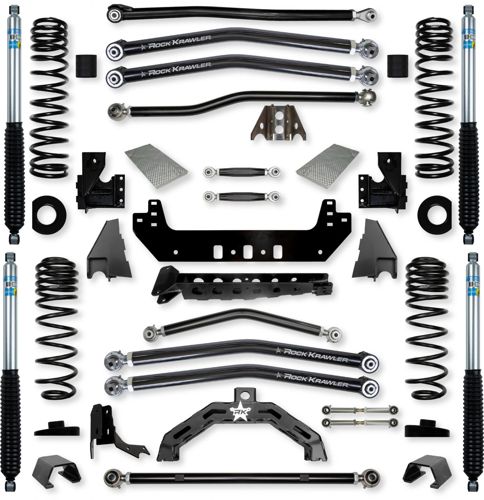 3.0 Inch X-Factor X2 No Limits Long-Arm Suspension System for Jeep Gladiator JT Rubicon Diesel Models Rock Krawler-1