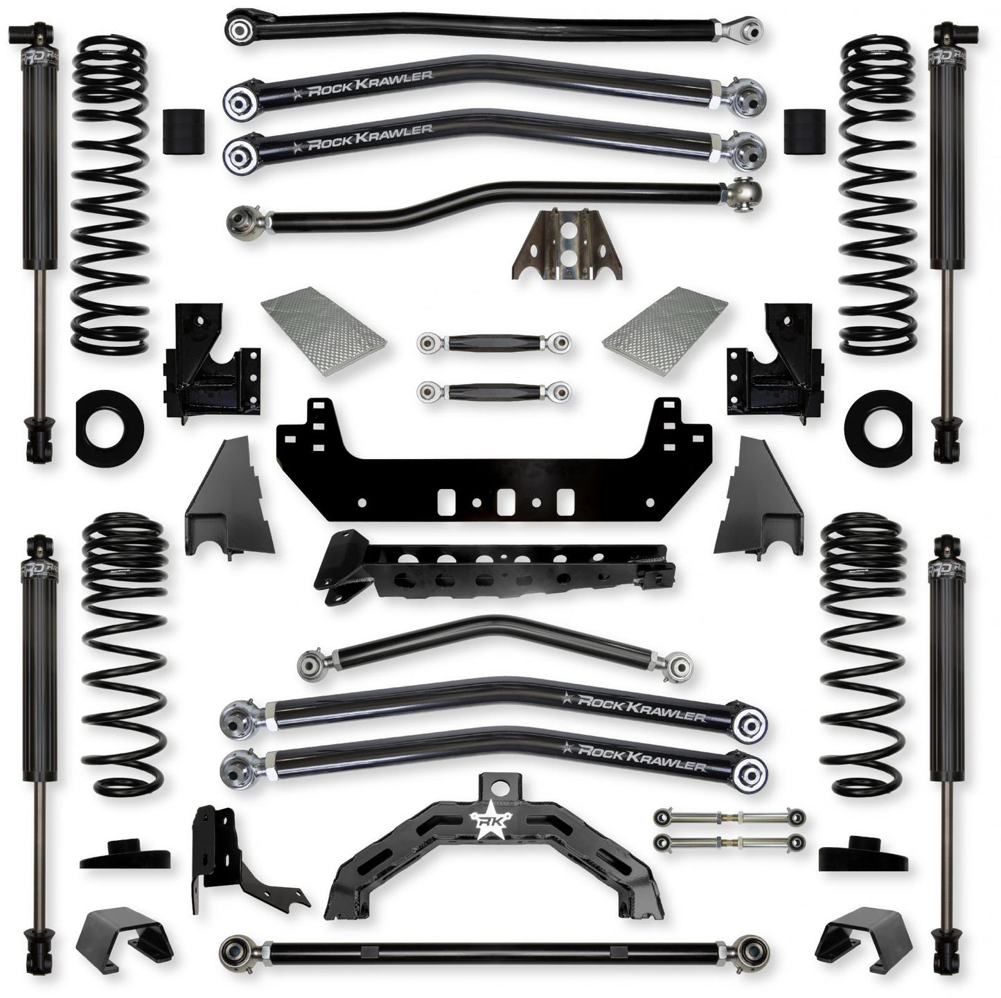 3.0 Inch X-Factor X2 No Limits Long-Arm Suspension System for Jeep Gladiator JT Rubicon Diesel Models Rock Krawler