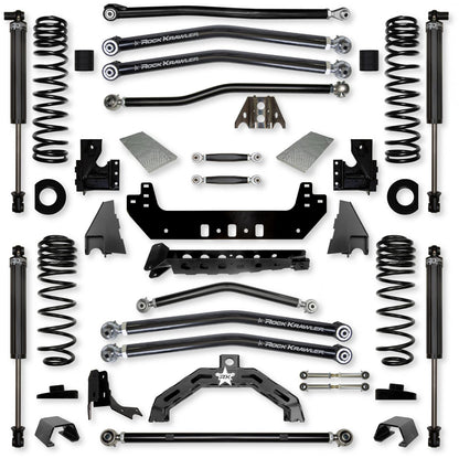 3.0 Inch X-Factor X2 No Limits Long-Arm Suspension System for Jeep Gladiator JT Rubicon Diesel Models Rock Krawler