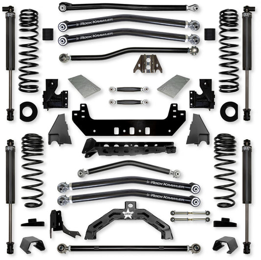 3.0 Inch X-Factor X2 No Limits Long-Arm Suspension System for Jeep Gladiator JT Rubicon Diesel Models Rock Krawler