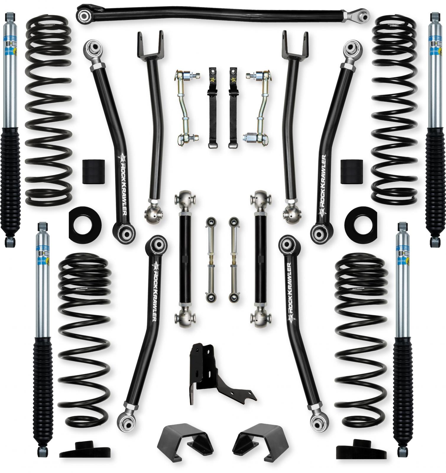 3.0 Inch X-Factor Mid-Arm System for Jeep Gladiator JT Gas Models Rock Krawler-1